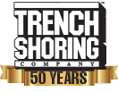 Trench Shoring Logo 50 Years